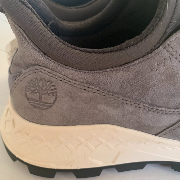 Timberland Men Sz 7 Brooklyn Oxford Gray Suede Walking Shoes Womens Sz 8.5 - 9 - Picture 6 of 15